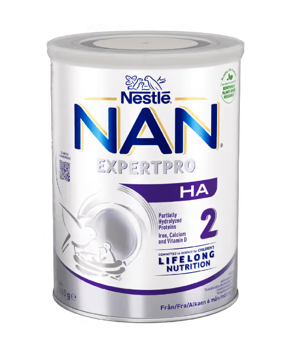 NAN EXPERTPRO HA 2 tilskuddsblanding fra 6 mnd 800 gram