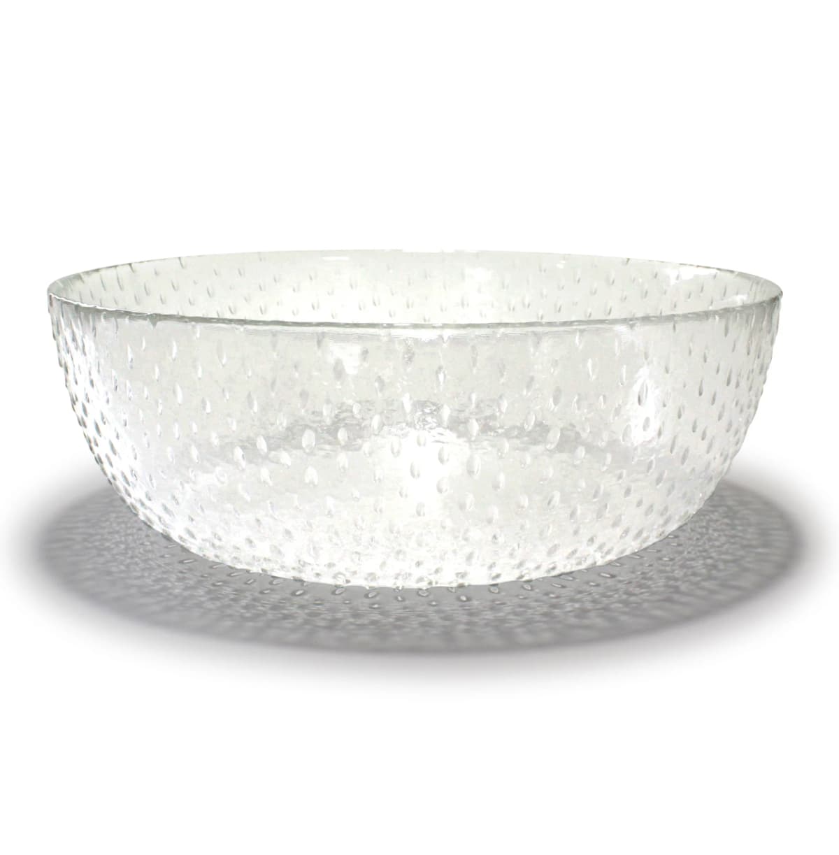 Raw glassskål Ø26,5 cm, Klar