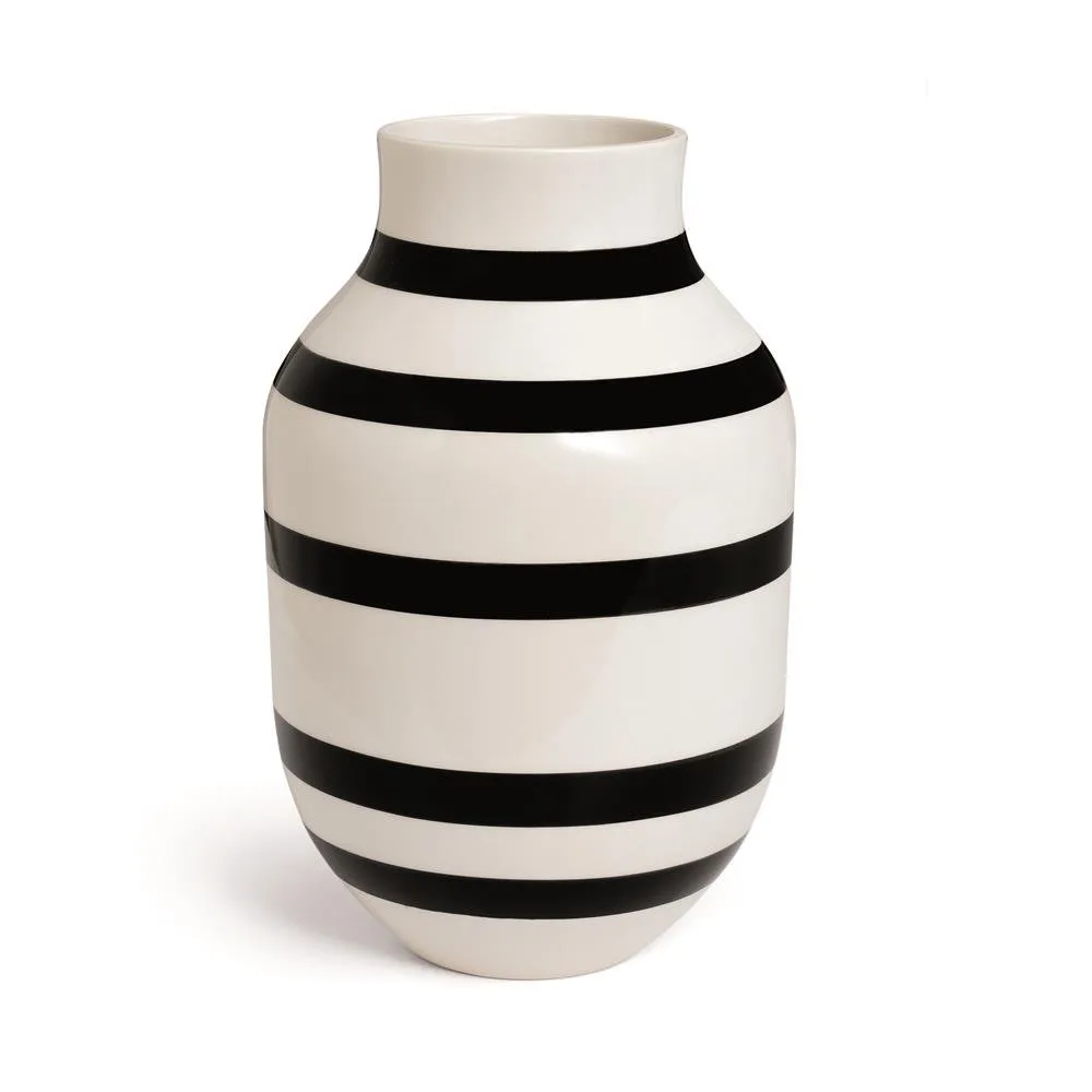 Omaggio vase stor, svart