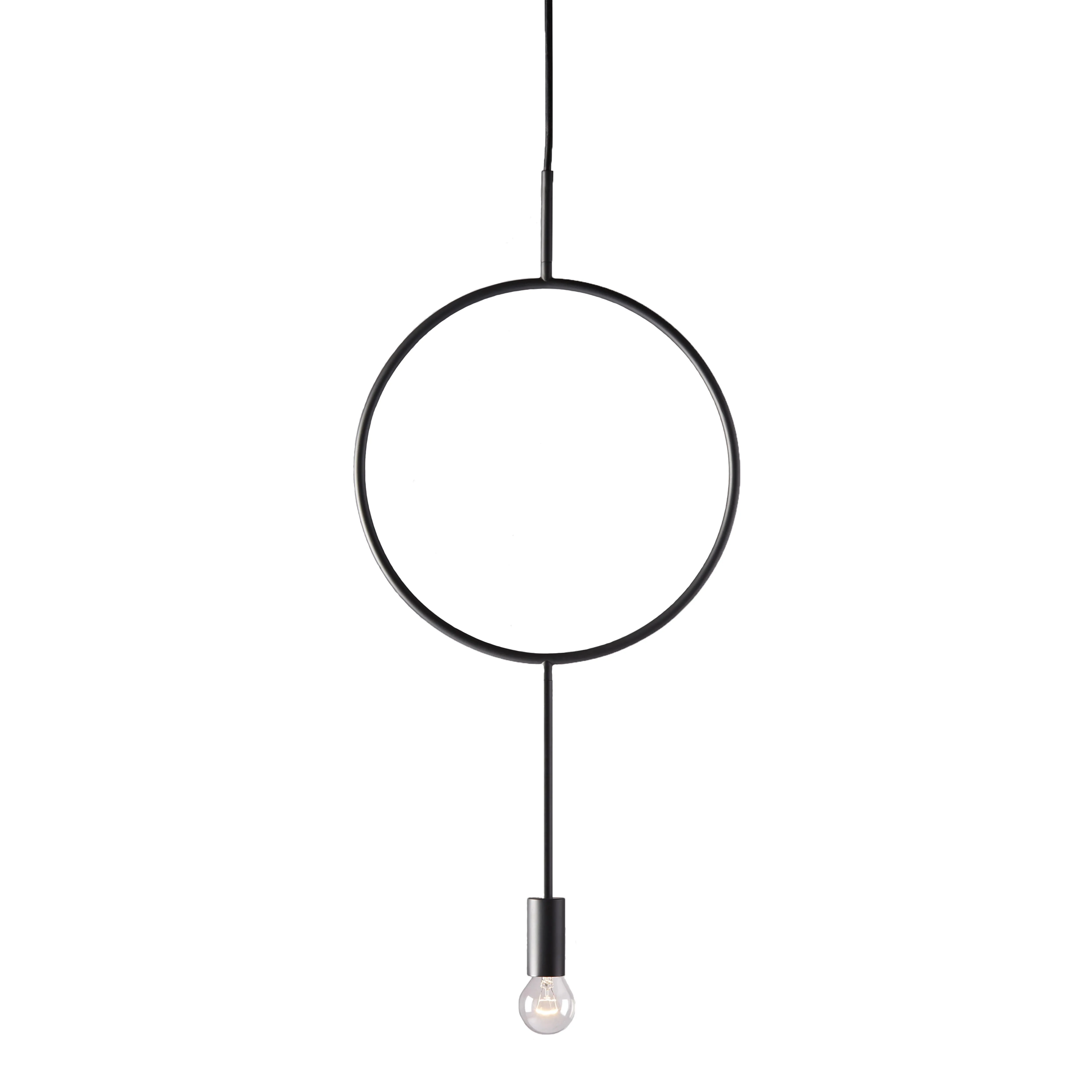 Circle taklampe, svart
