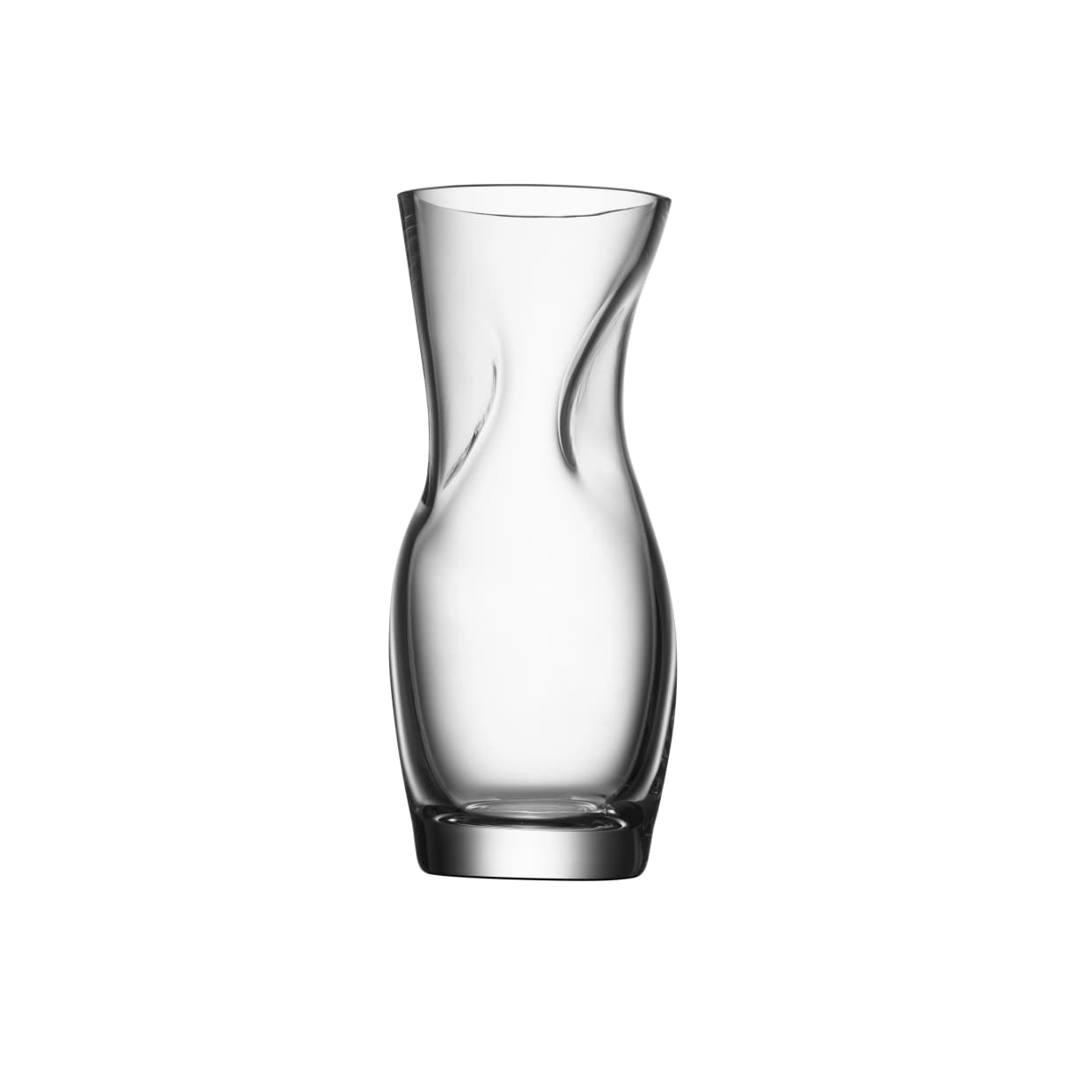 Squeeze vase 23 cm, Klar