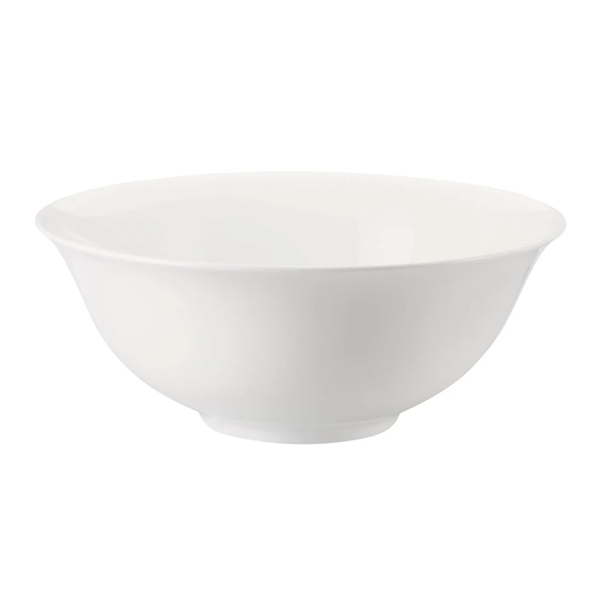 Jade skål 23 cm, Hvit