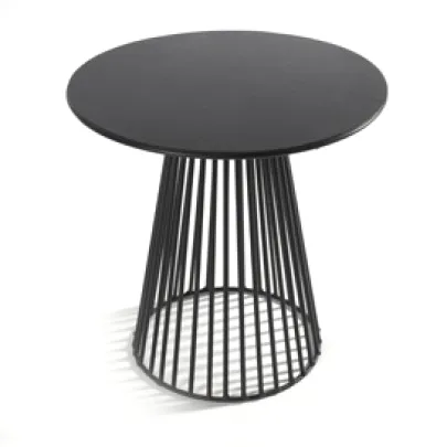 Garbo bord 40 cm, Svart