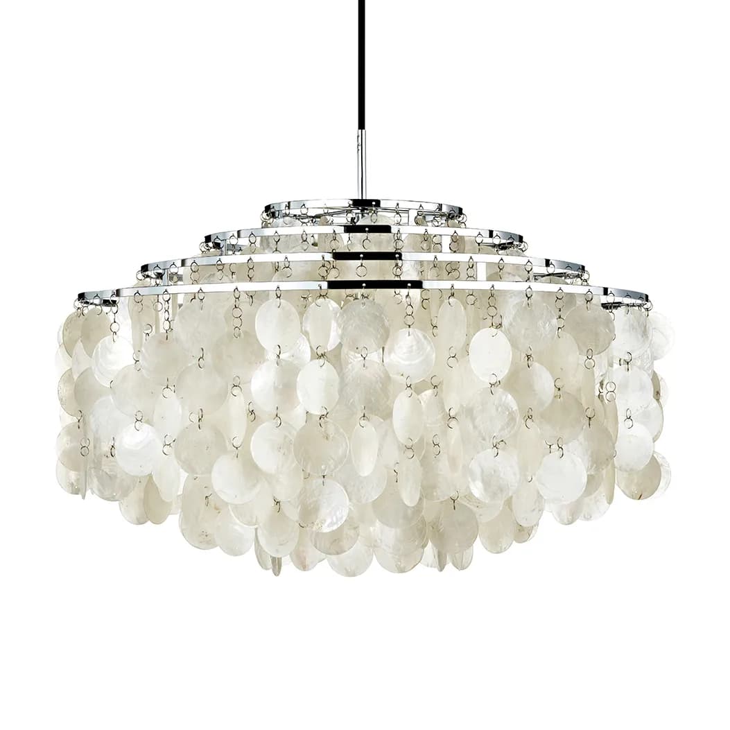 FUN 10DM taklampe, Krom