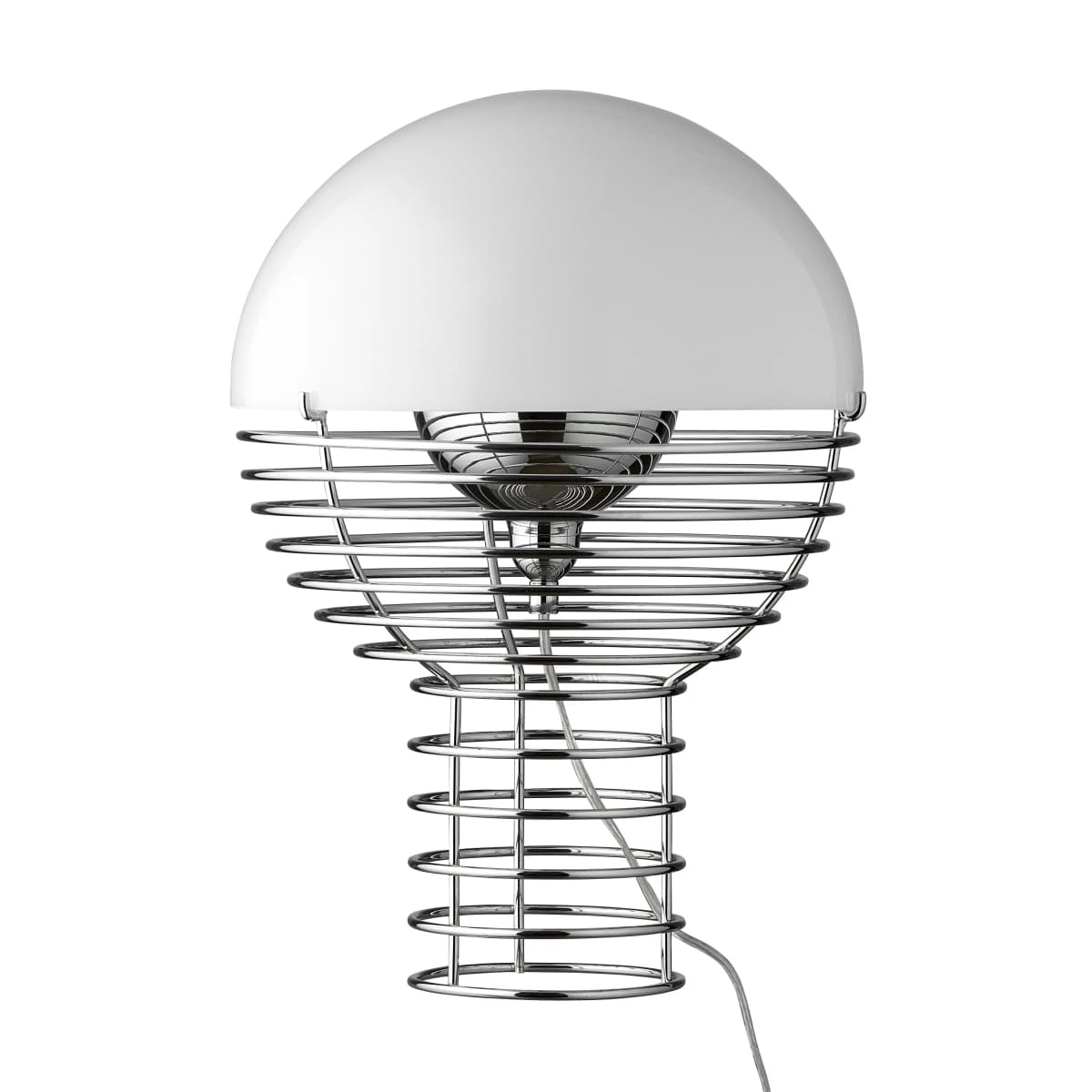 Wire bordlampe Ø 40 cm, Hvit