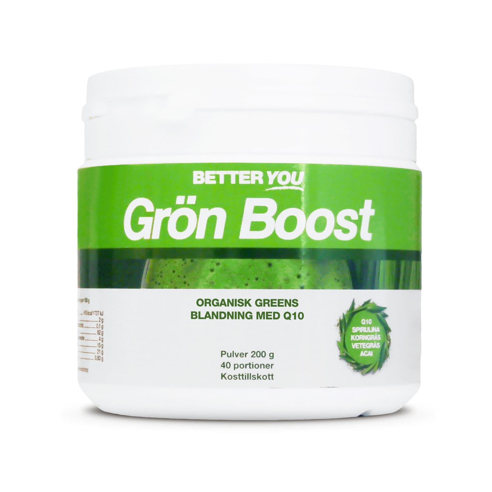 Better You Grønn Boost pulver naturell