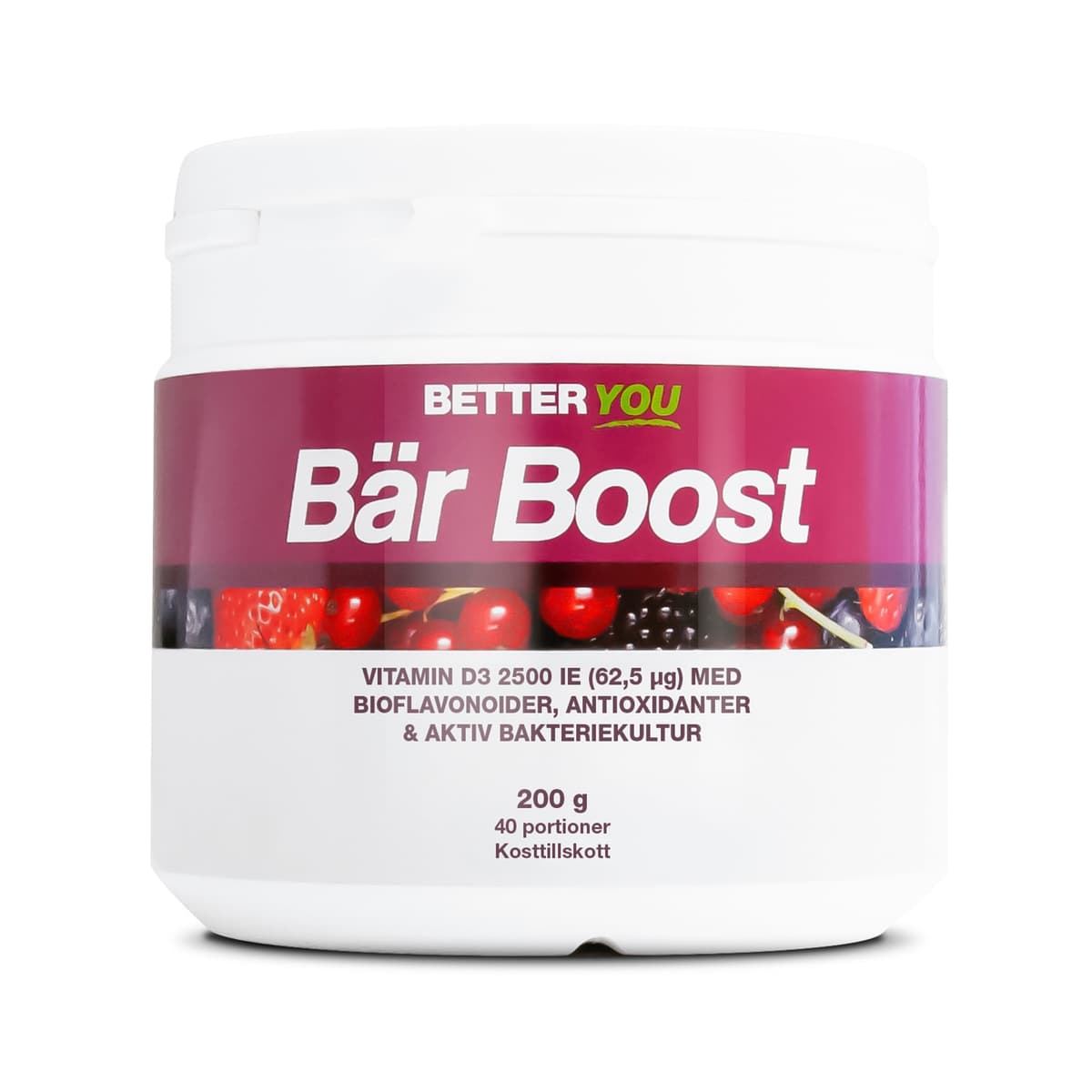 Better You Bær Boost pulver naturell