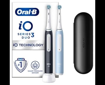 Oral-B iO3 Duo - Matt Black / Ice Blue