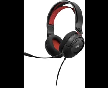 Corsair HS35 v2 Headset, Red