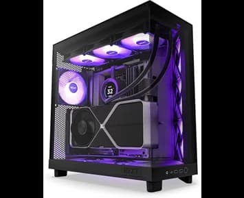 NZXT H6 Flow Case Dual Chamber Black RGB