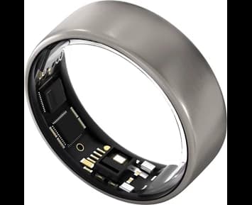 Ultrahuman Ring Air - Raw Titanium - Size 10