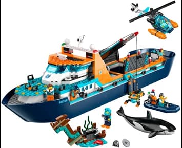 LEGO City Polarutforskere med skip 60368