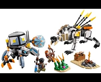 LEGO Horizon Aloy og Varl mot skallvandrer og sagtann 77037