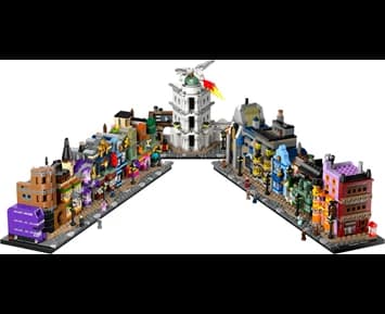 LEGO Harry Potter Diagongrändens trollkarlsbutiker 76444