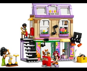 LEGO Friends Musikkbutikk og leilighet 42653
