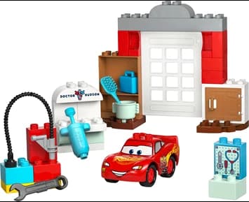 LEGO DUPLO Disney McQueen besøker Docs verksted 10456
