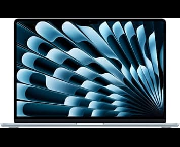 Apple 15-inch MacBook Air - M4 chip 10-core CPU   10-core GPU, 16GB RAM, 256GB SSD - Sky Blue