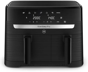 OBH Nordica Dual Easy Fry 8,3L (5,2+3,1L) Black