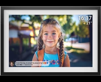 Denver PFF-1516, 15.6" Wi-Fi photoframe with FR