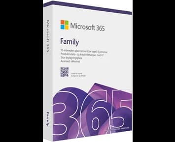 Microsoft MS M365 Family Swedish EuroZone Subs 1YR