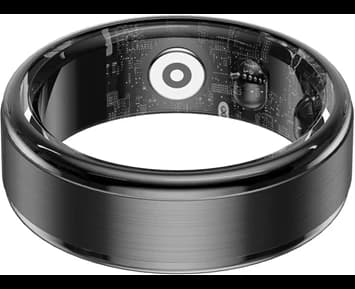 HAVIT Smart ring stainless steel, 5ATM, size 12, Deep grey/Black