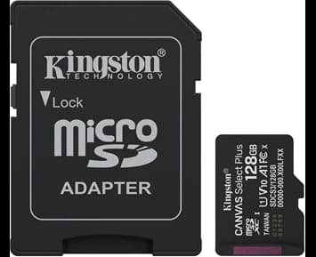 Kingston 128GB microSDXC Canvas Select Plus Gen3