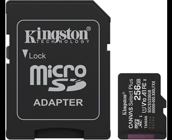 Kingston 256GB microSDXC Canvas Select Plus Gen3
