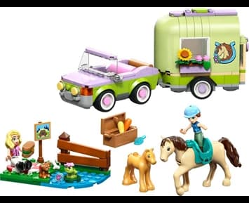 LEGO Friends Henger med hest og føll 42695