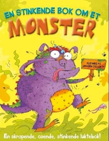 En stinkende bok om et monster - en skrape og lukte-bok