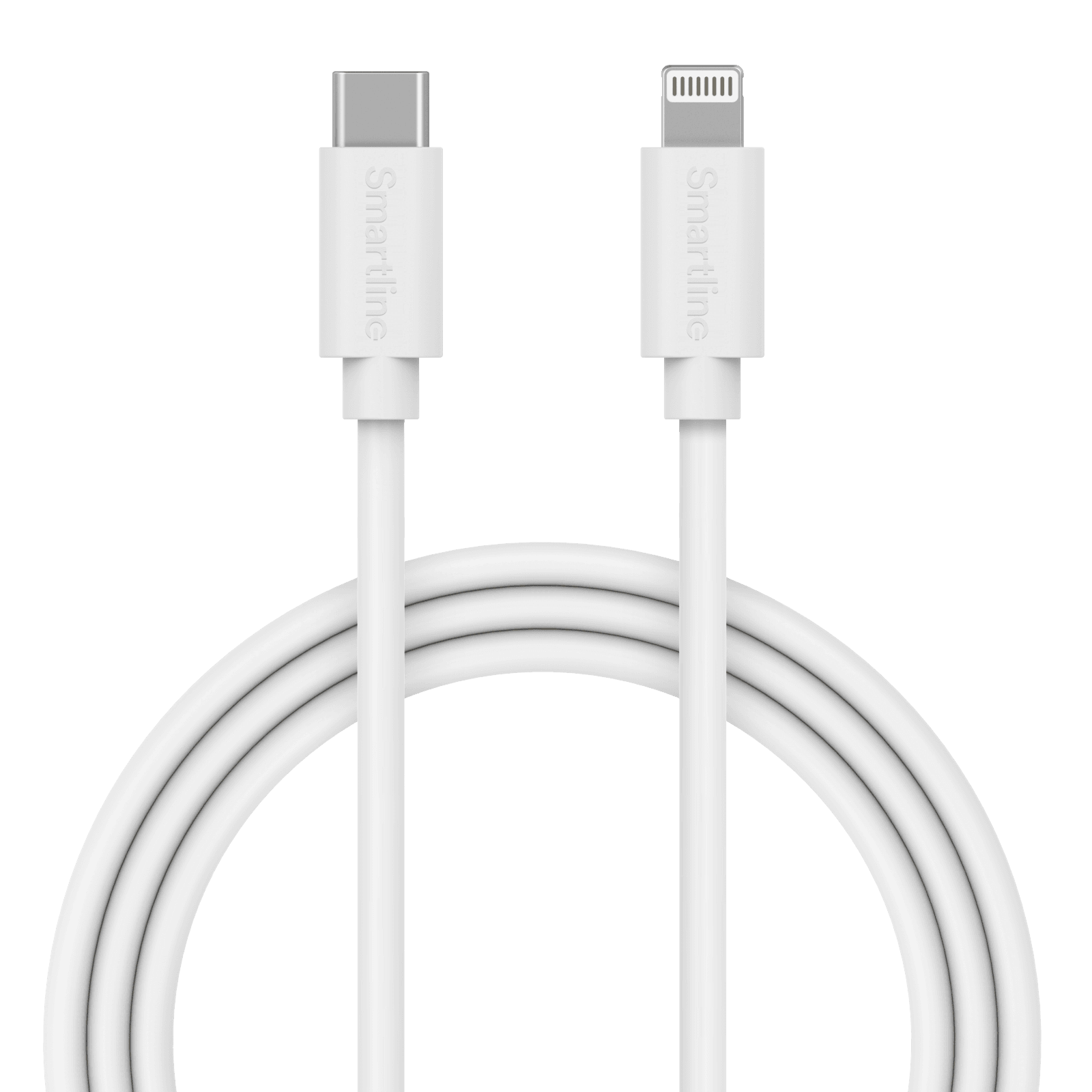 Ladekabel 3m Lightning - USB-C, Hvit