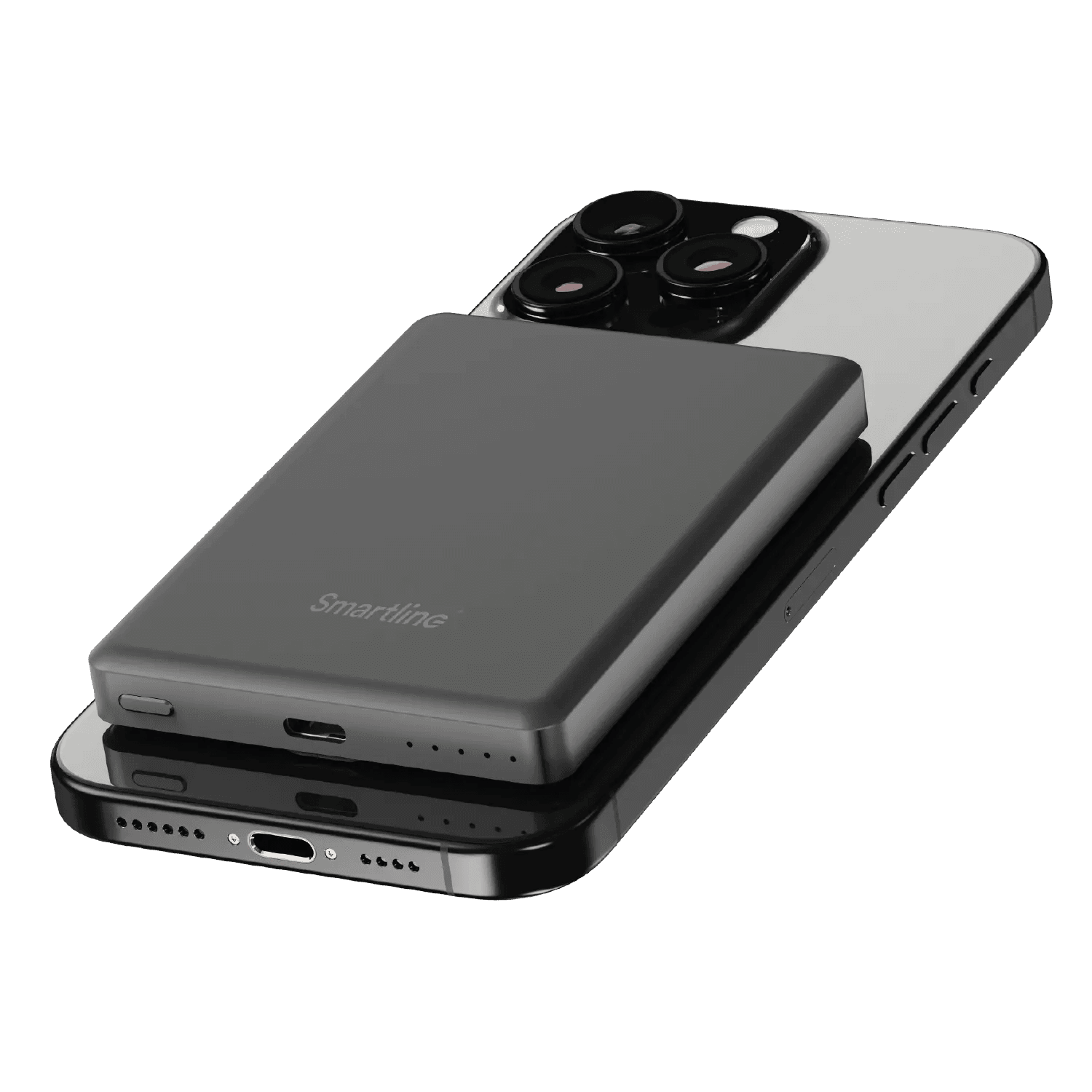 Magnetisk Trådløs Powerbank Qi2 5000mAh, Svart