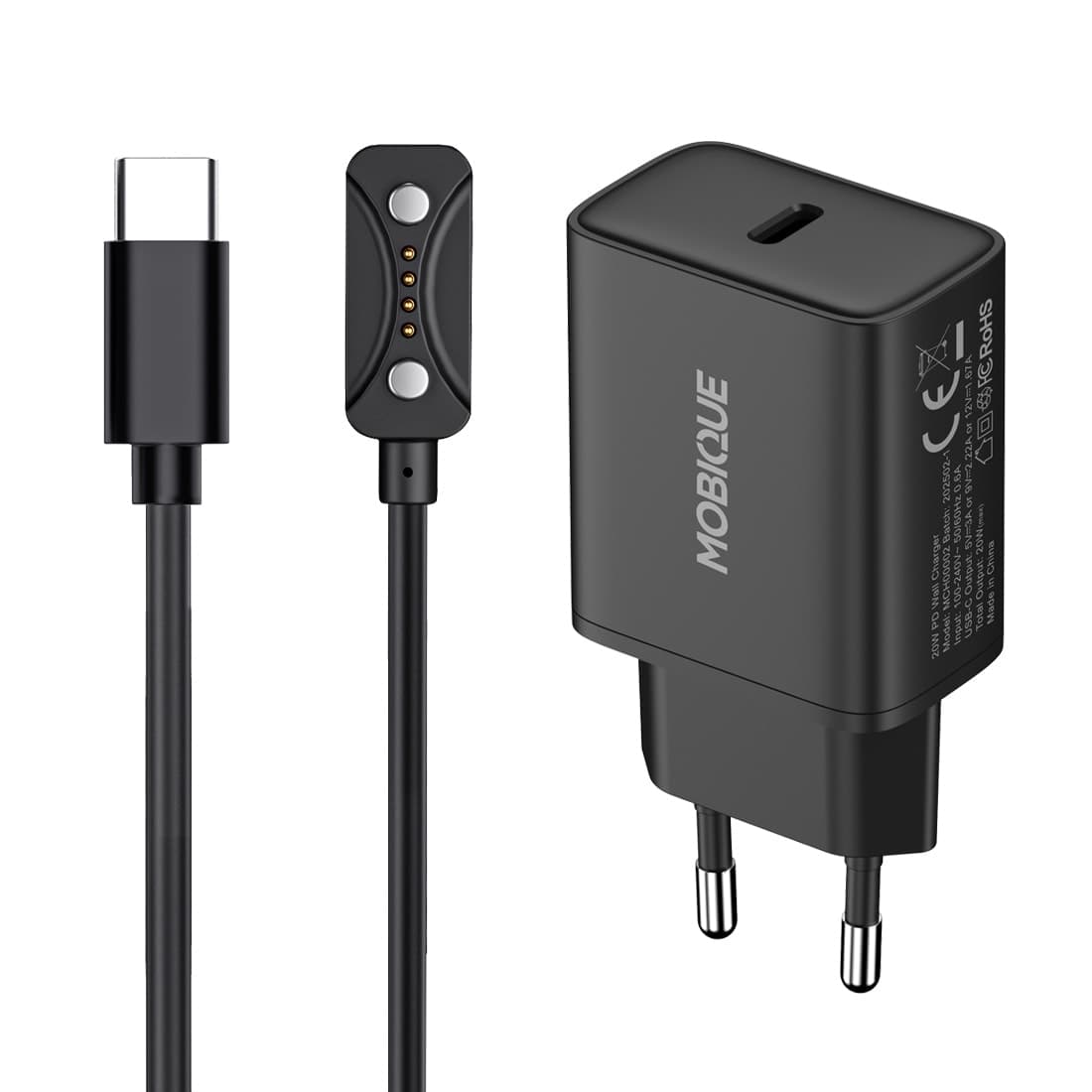 Polar Ignite 3 Lader - kabel & vegglader 20W, Svart
