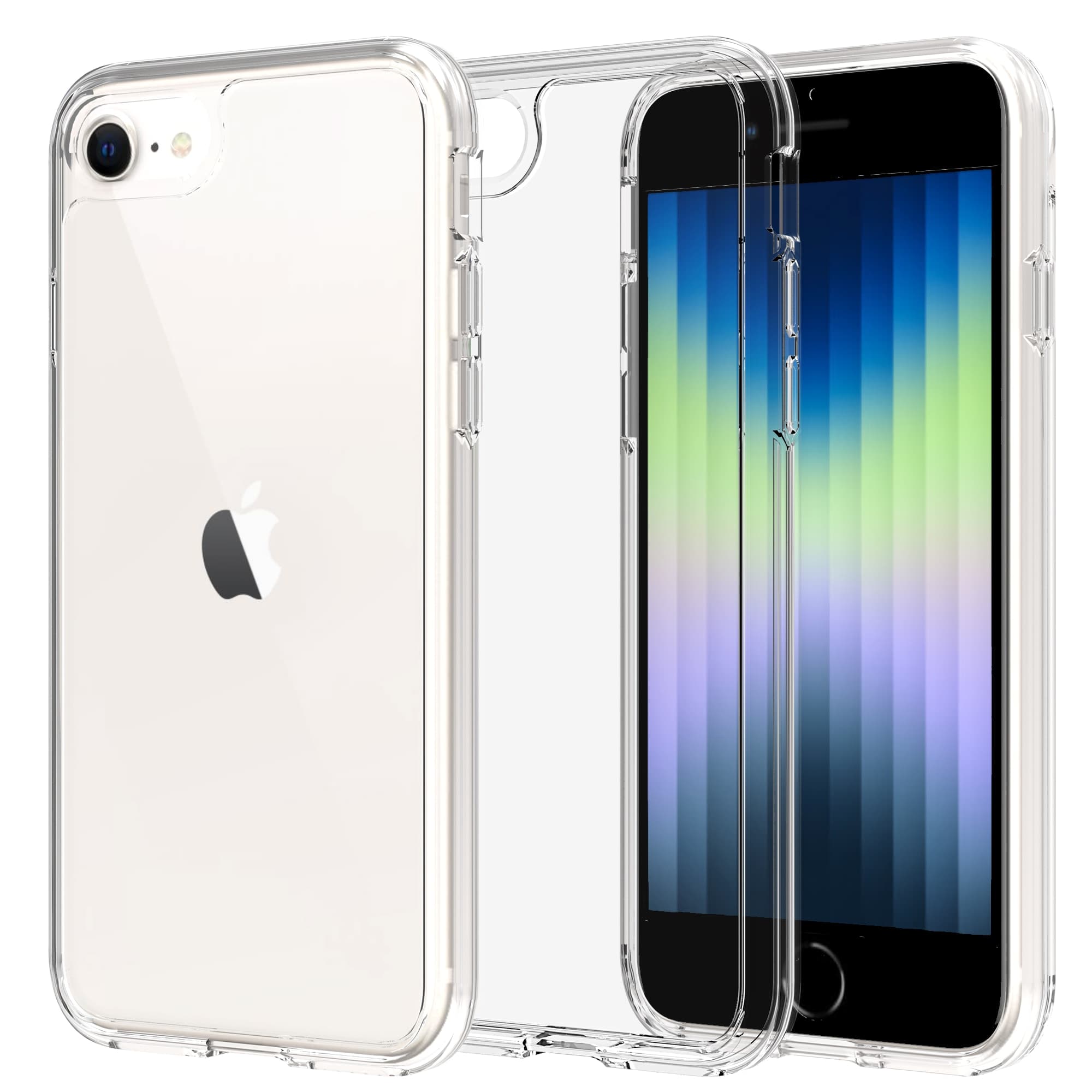 iPhone 8 Crystal Hybrid-deksel, Gjennomsiktig
