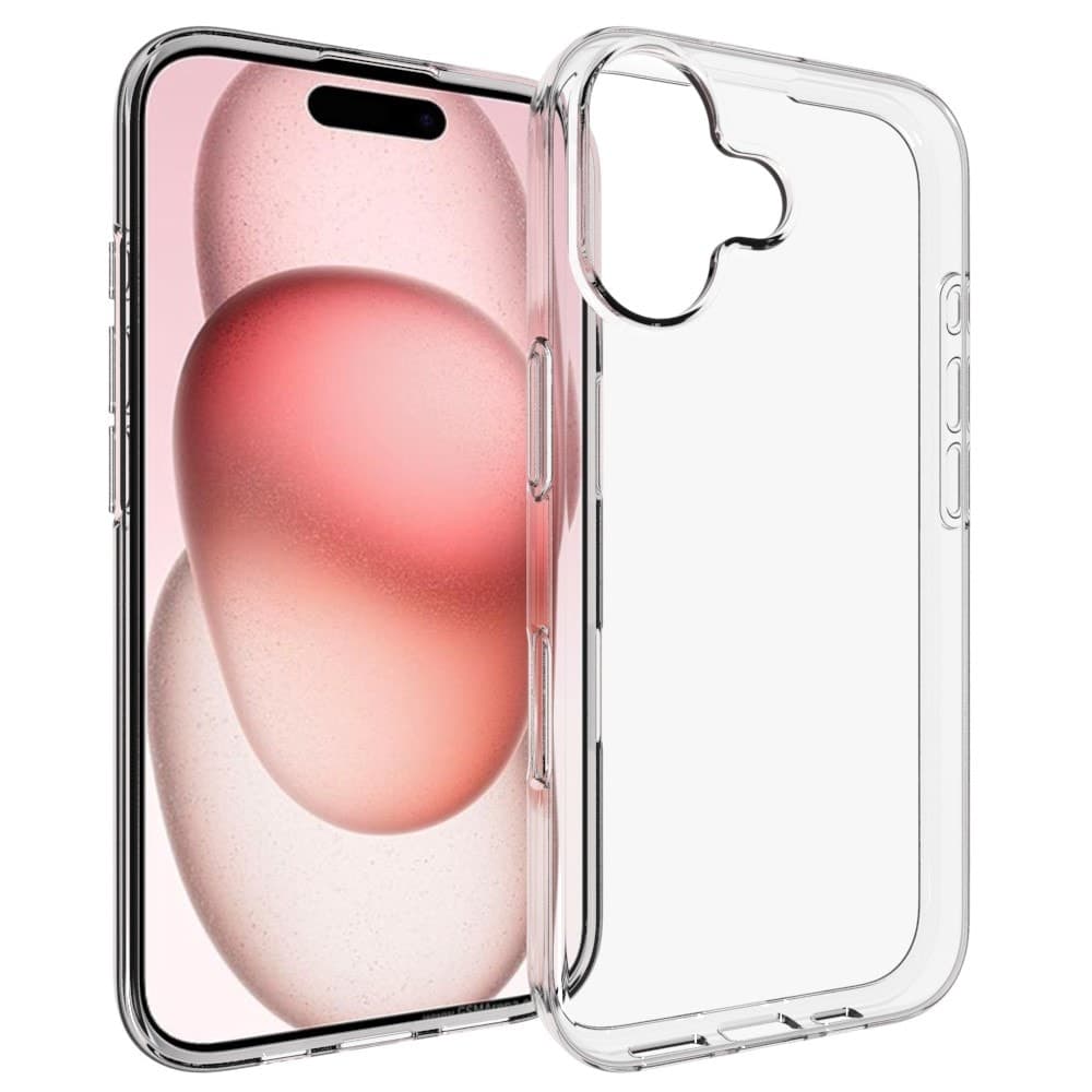 iPhone 17 Tynt TPU-deksel, Gjennomsiktig