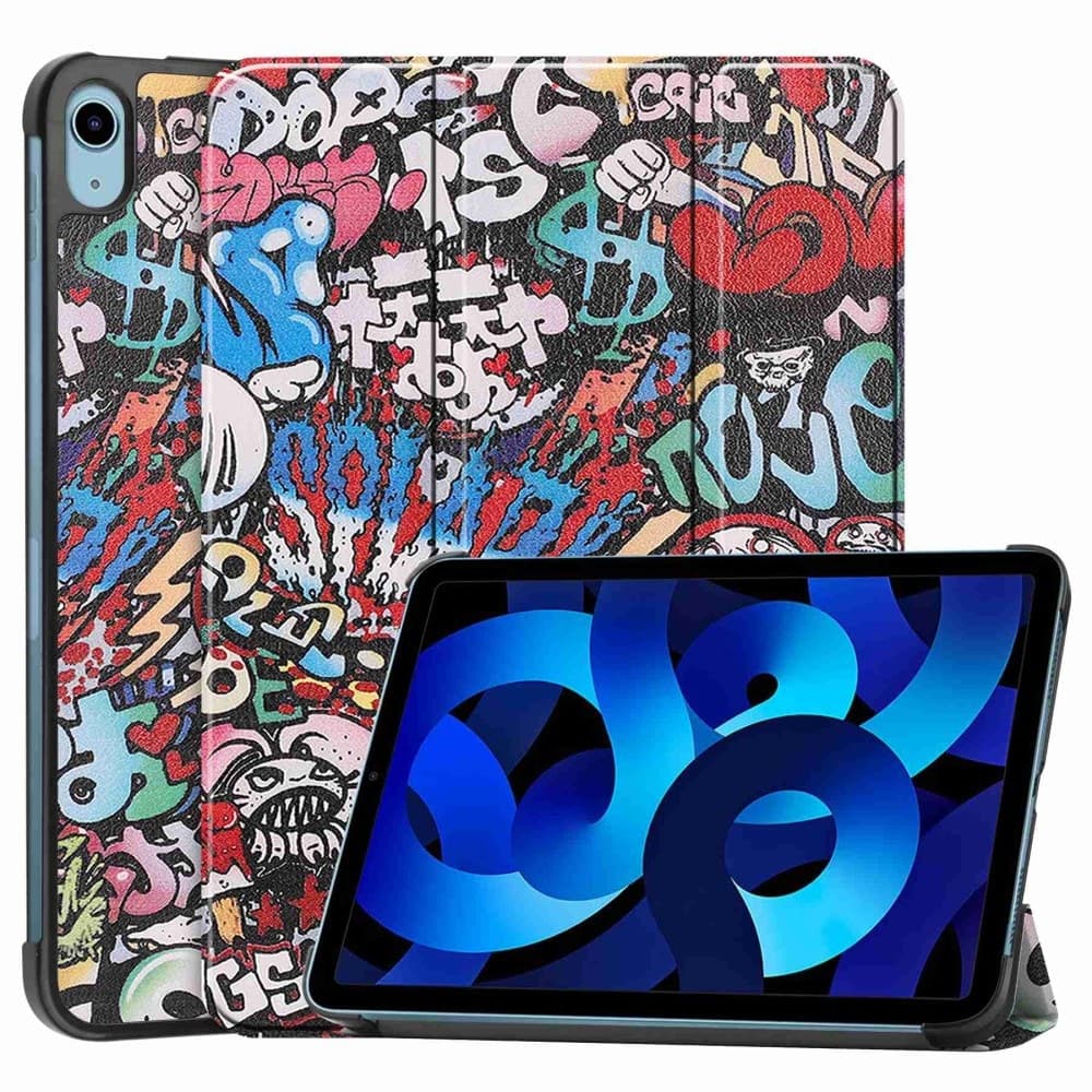 Apple iPad 11 11th Gen (2025) Tri-Fold etui, Graffiti