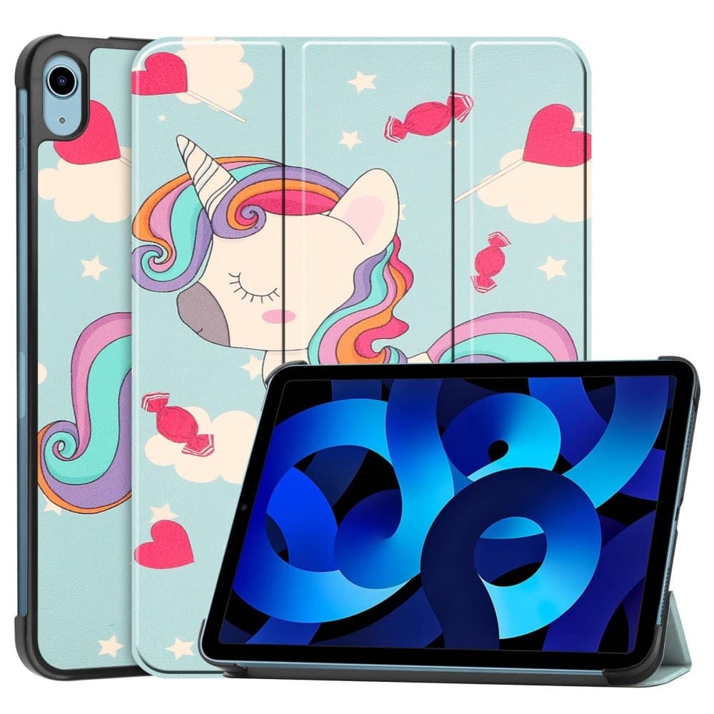 Apple iPad 11 11th Gen (2025) Tri-Fold etui, Unicorn