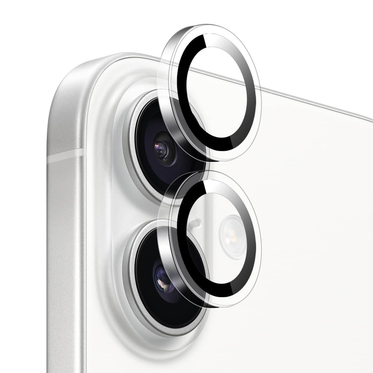 iPhone 17 Linsebeskytter i herdet glass Gjennomsiktig