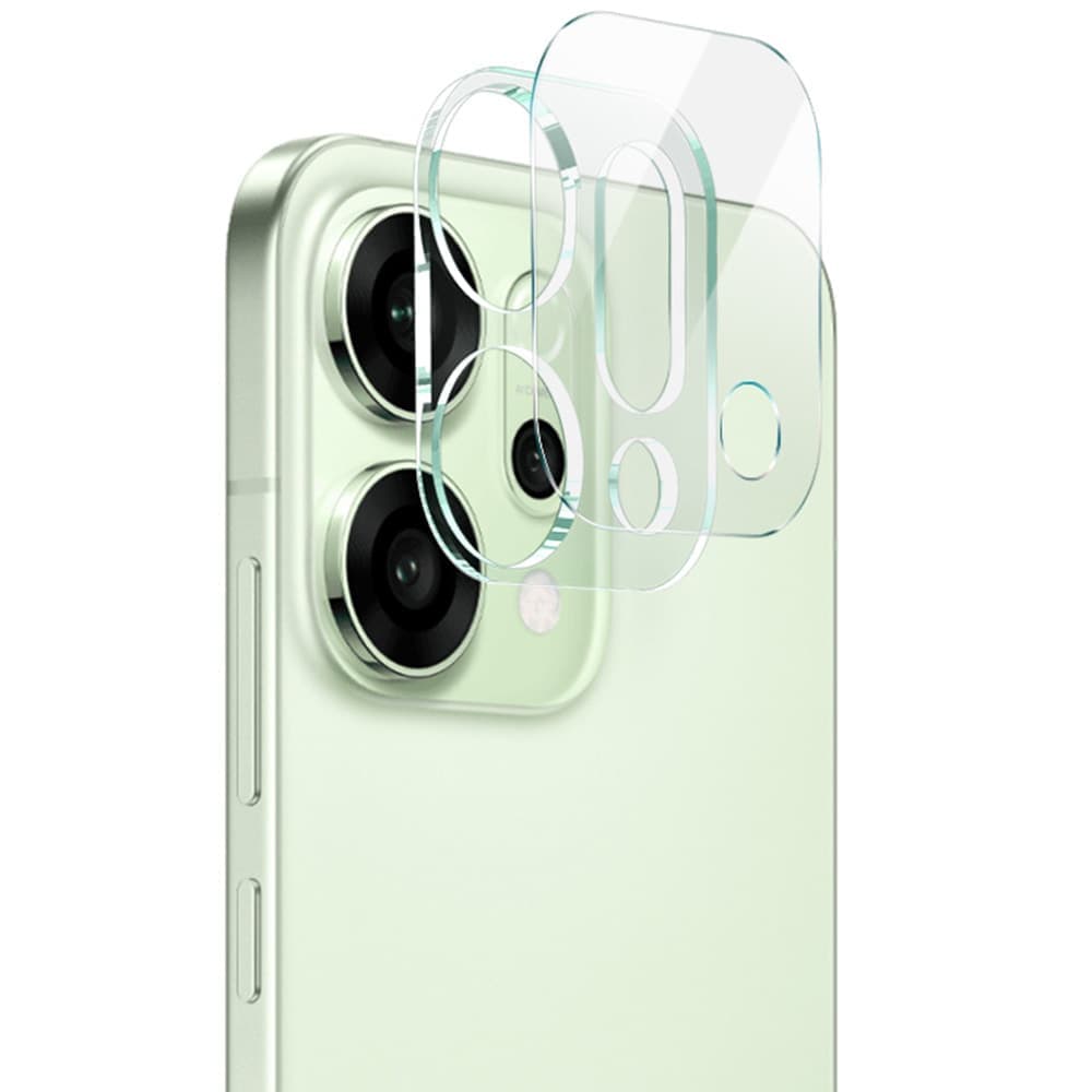 Oppo Reno 14 Kameralinsebeskyttelse i glass, Gjennomsiktig