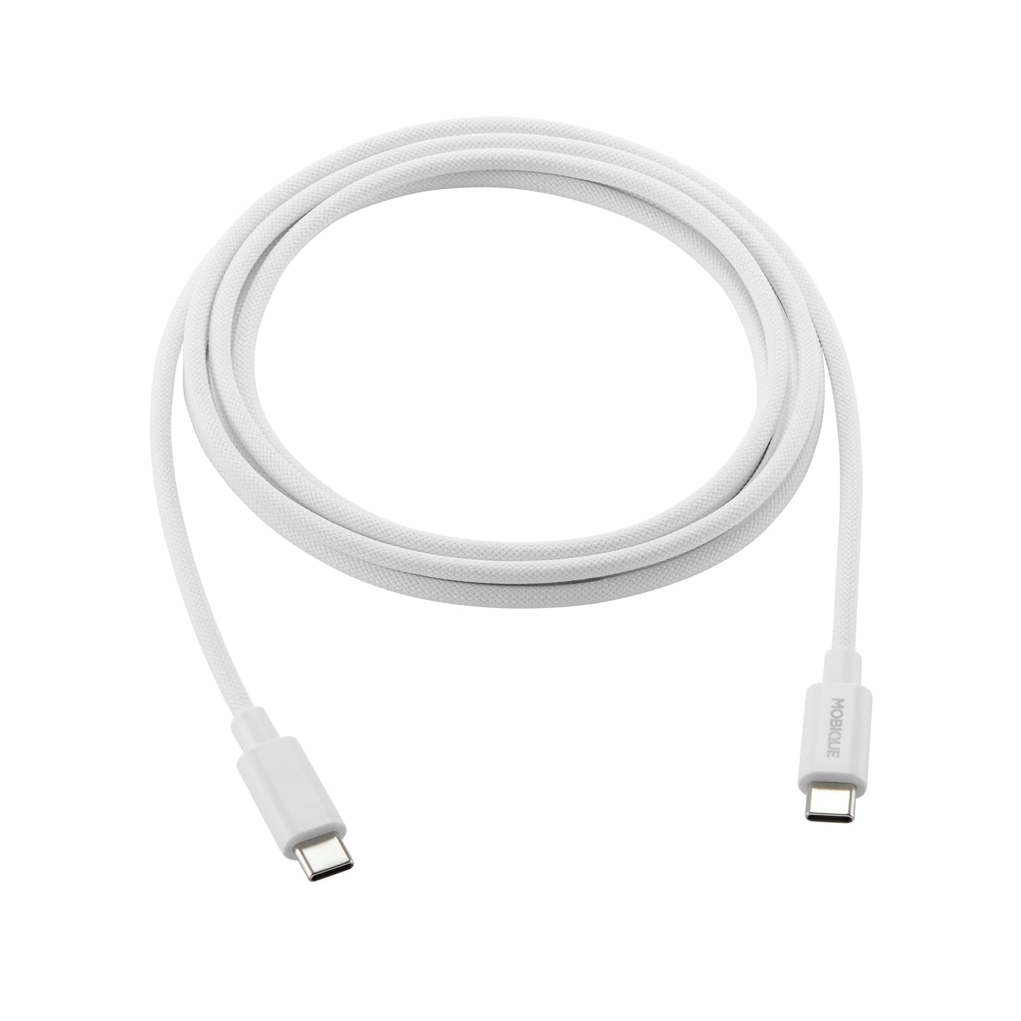 Premium Ladekabel USB-C til USB-C 2m, Hvit