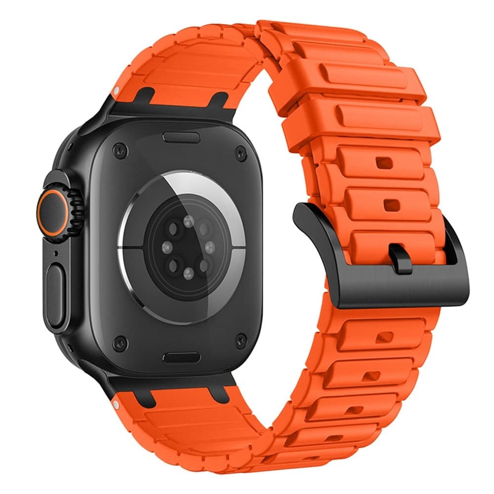 Apple Watch Ultra 49mm 2nd Gen Tough Reim i silikon, Oransje
