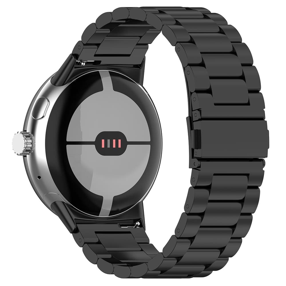 Google Pixel Watch Stilig reim i titan, Svart