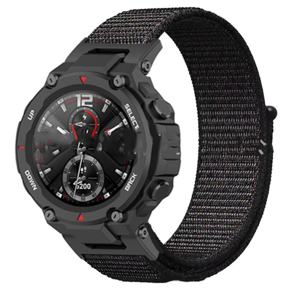 Amazfit T-Rex/T-Rex Pro Reim i nylon, Svart