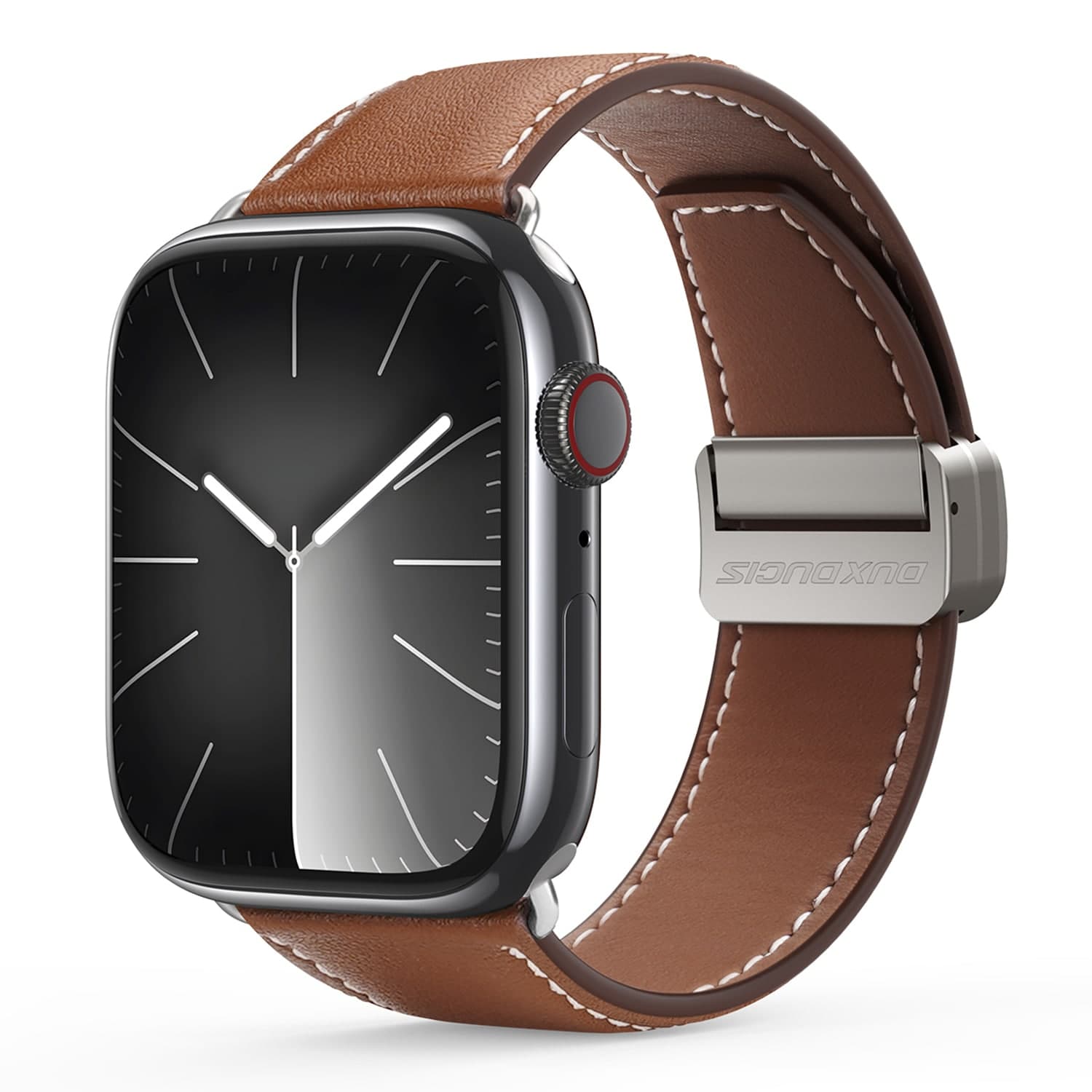 Apple Watch Series 4-6 44mm Reim i lær, Brun