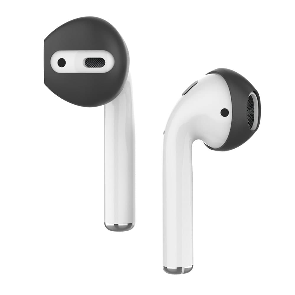 Apple AirPods 3-pack øreputer i silikon, Svart
