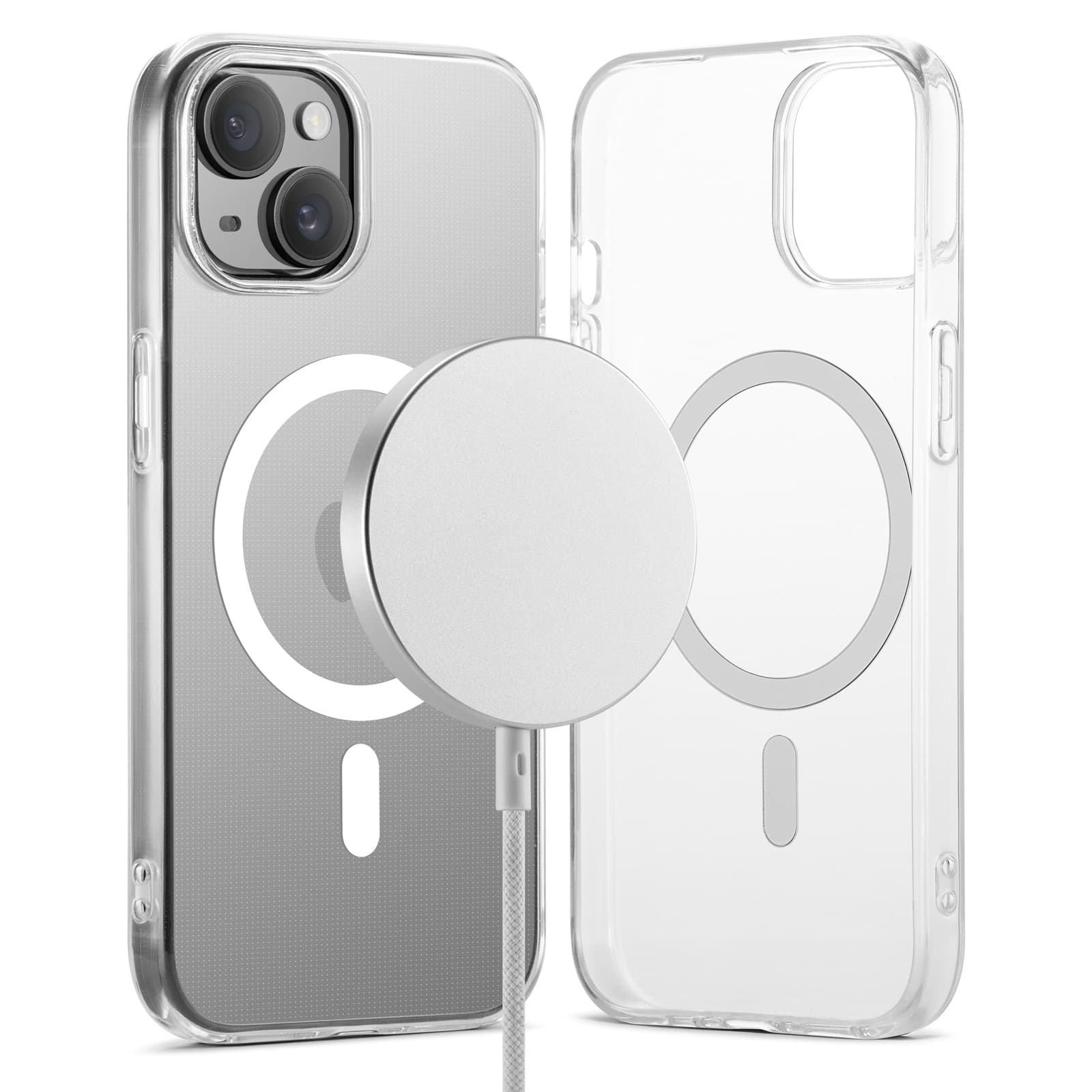 iPhone 14 MagSafe-deksel i TPU, Gjennomsiktig