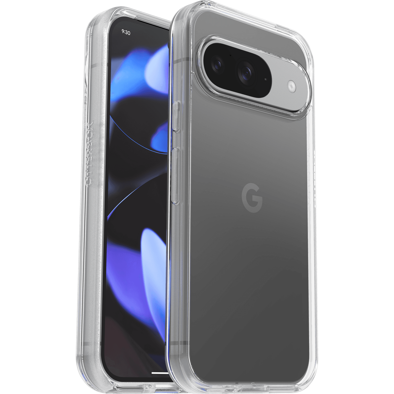 Google Pixel 9 Pro Støtsikkert deksel Symmetry, Gjennomsiktig