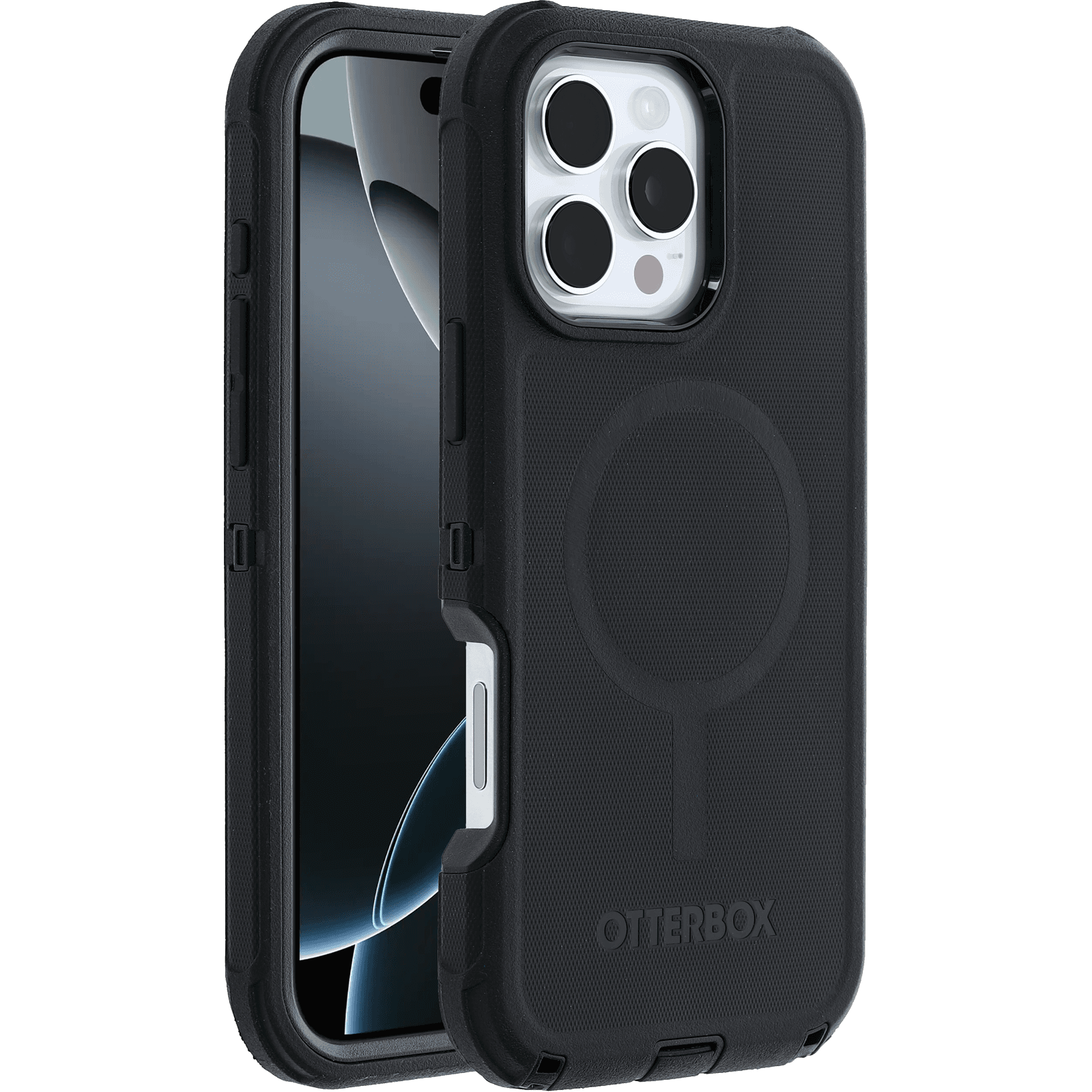 iPhone 16 Pro Max Defender - Robust MagSafe mobildeksel med høy beskyttelsesgrad, Svart