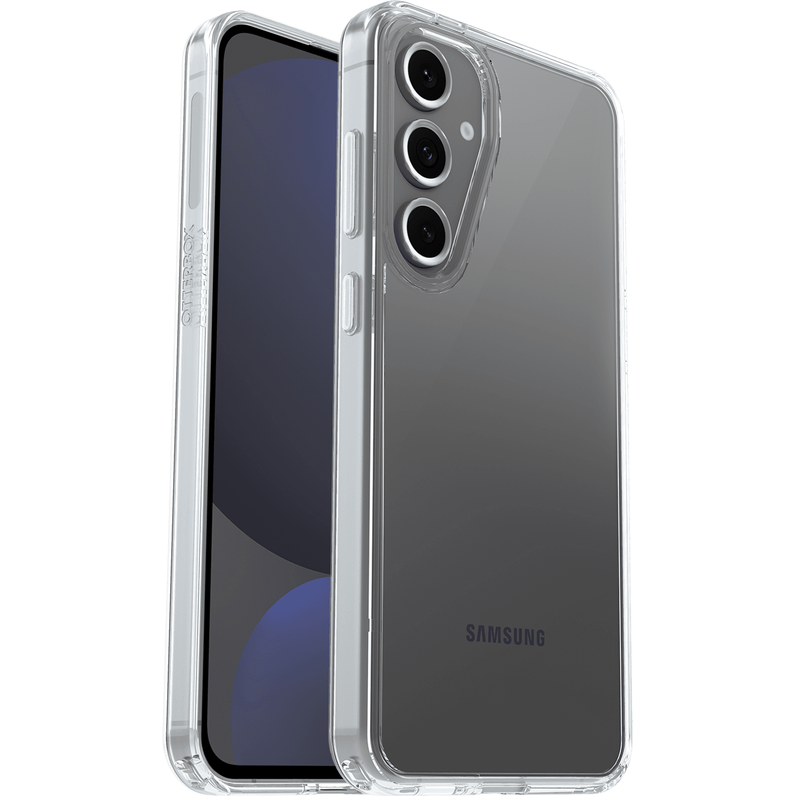 Samsung Galaxy S24 FE Støtsikkert deksel Symmetry, Gjennomsiktig