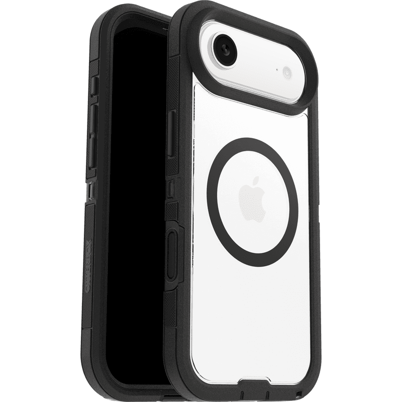 iPhone Air Defender XT Riktig støtsikkert MagSafe-deksel, Svart/gjennomsiktig