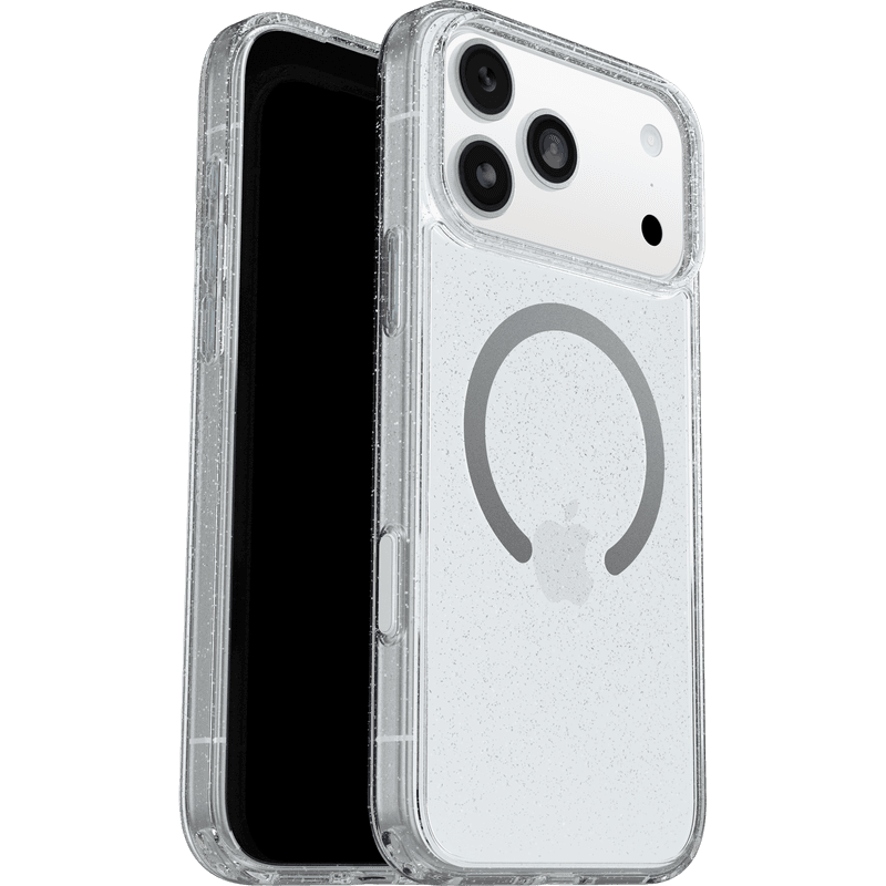 iPhone 17 Pro Max Støtsikkert MagSafe-deksel Symmetry Plus, Stardust Glitter